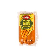Mynd ALI YUZU JALAPENO CHEDDAR PYLSUR